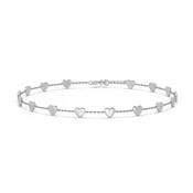 Amory 0 Carat T.W. Anklet 10K White Gold