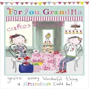 Grandma Could Be Sweet Mother\’s Day Coffee Shop Tea & Cup Cake Greeting Card