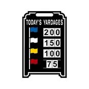 Economy Range Yardage Easel