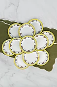 Antique English Dessert Plates - Set of 10