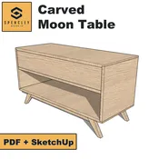 Carved Moon Table - Plans