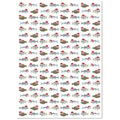 "Santa Fish Saltwater Wrapping Paper" – Festive Coastal Wrap