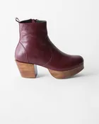 Charli Clog Boot Merlot Nappa