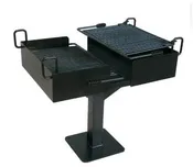 Dual Grate Cantilever Grill with 1,064 Square Inch Cook Area