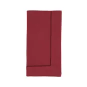 20X20 Burgundy Hemstitched Napkins (Set of 4)