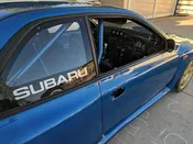 6ocRALLYSPORT - GC8 Subaru Racing Abrasion Resistant Polycarbonate Rear Windows (PAIR)  - Impreza 93-01 Coupe