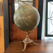 1920s-era W. & A. K. Johnston Terrestrial Globe — Aurora Mills