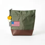 Betsy | USA 250 Fatigue Nylon + Brown Leather