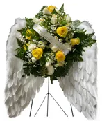 Angel Wings Floral Display