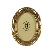 Oval Resin Photo Frame, Antique