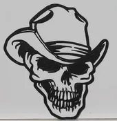 Skull Cowboy Hat