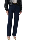 90's French High Rise Straight Leg Jean