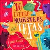 10 Little Monsters Visit Texas-Book (9781945547089)