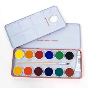Opaque Watercolor Paint Box 12 Colors