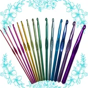 6" Aluminum Crochet Hooks