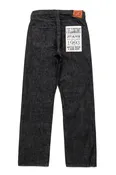 1101BK Straight Black Selvedge Denim