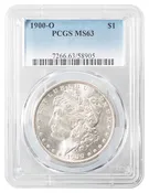 1900-O Morgan Dollar PCGS MS-63 - Rarcoa | Rare Coin Company of America, Inc