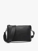 Black Crossbody with Chain Strap Detail