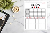 LARGE BRIDGE SCORE PAD — a little card company