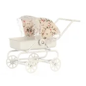 1 Inch Scale Baby Carriage with Tilt Top Canopy Dollhouse Miniature