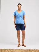 S/S Tuck Front Tee