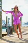 Amethyst Shortie Kimono