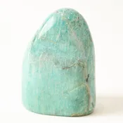 Amazonite Standing Polished Freeform (1-1.25kg) – "Stone of Hope" with Cut Base for Balance & Truth