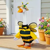 Happy Bee Outfit for Giddy the Porch Goose