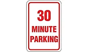 30 Minute Parking Sign