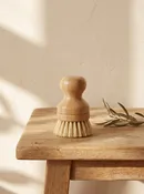 Bamboo Pot & Dish Brush
