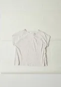 Alda Cotton Easy Tee | Pebble