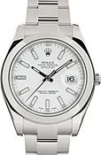 Pre-Owned Rolex Datejust II White Dial Ref 116300