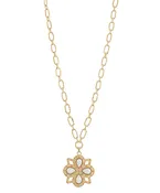 Antique Quatrefoil Pendant Necklace