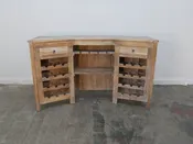24-Bottle Rustic Bar  | Rebound Furniture & Consignment | Woodland Hills