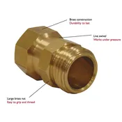 Dramm Brass Garden Hose Swivel Connector – Kink Preventor