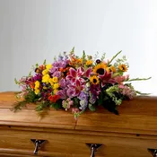 Everlasting Spring Casket Spray
