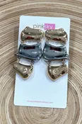 2 Tone Linked Abstract Rectangles