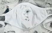 White Sunflower Mask
