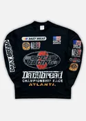SPEEDWAY LS TEE - BLACK