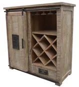 Industrial Mini Bar Cabinet