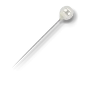 1 1/2 Inch Pearl Boutonniere Pins - 144 ct