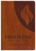 Biblia de Estudio RVR 1960 Vida Plena, Piel Imit., Marron (RVR 1960 Full Life Study Bible, Imit. Leather, Brown) — Emmanuel Book And Bible Store