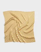Gia Striped Italian Silk Scarf