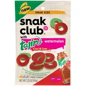 Snack Size Tajin Watermelon Gummy Rings-2.25 oz.-12/Case