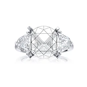 13.05 ct Burma Sapphire & Diamond Ring | Certified Oval Sapphire in Platinum | Magnificent Design by Jb Star