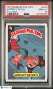 1987 Garbage Pail Kids Stickers Screwey Dewey #282a PSA 10