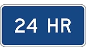 24-Hour Information Sign
