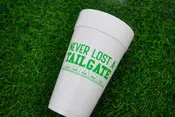 20oz. Styrofoam Cup 10 Pack Sleeve {Never Lost Tailgate}