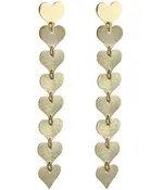 Heart Drop Earrings