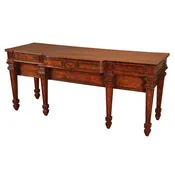 Mahogany Sideboard with Ebonized Details